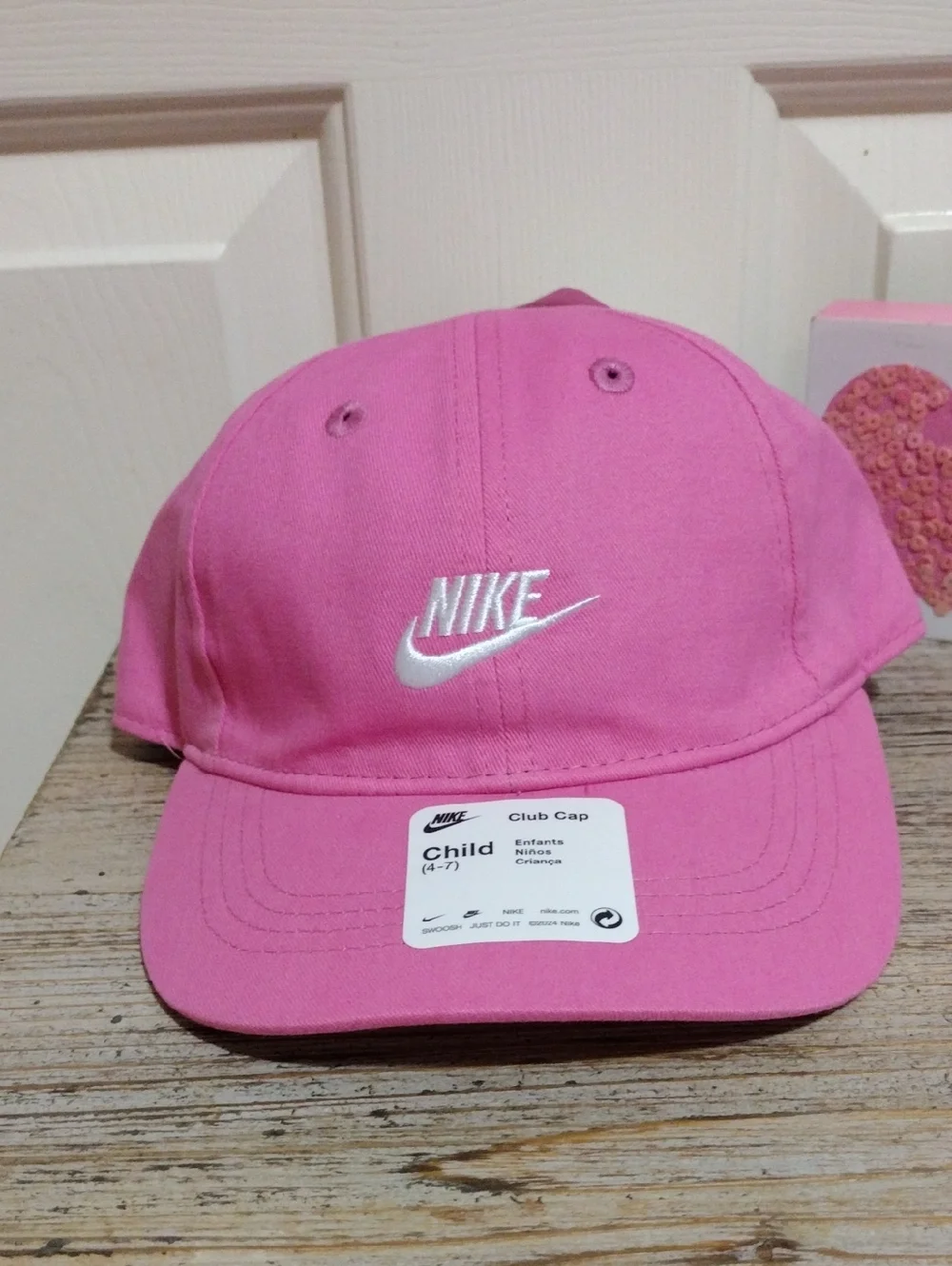 Nike Pink Child Club Cap (4-7 Youth) 🆕